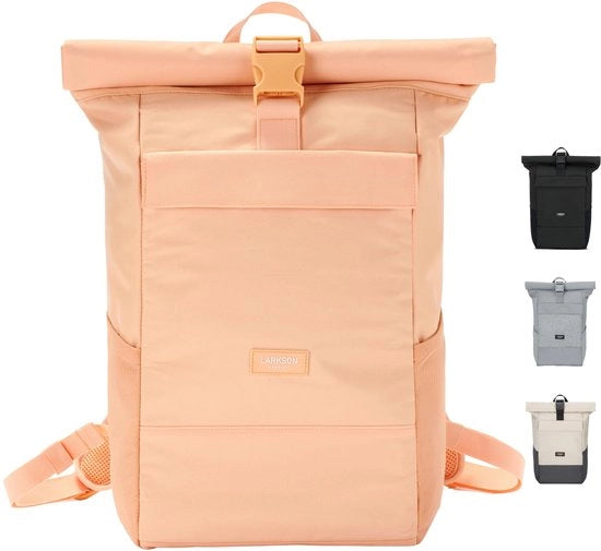 Borsa da Spalla Universale con Tasca per Laptop per Uomo e Donna - Nr. 4 - Borsa con Tappo Rolltop con Tasca per Laptop per Università, Lavoro & Bicicletta - Grande Borsa con Tela Impermeabile