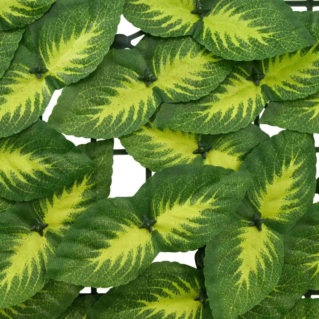 Schermo per balcone con foglie Verde e Giallo 200 x 75 cm 42040667