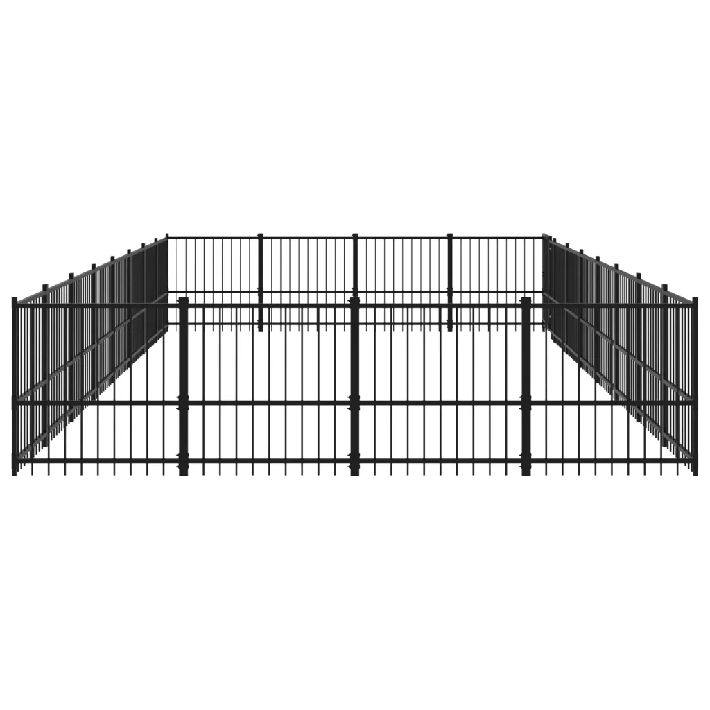 Gabbia per Cani da Esterno in Acciaio 30,11 m² 3124630