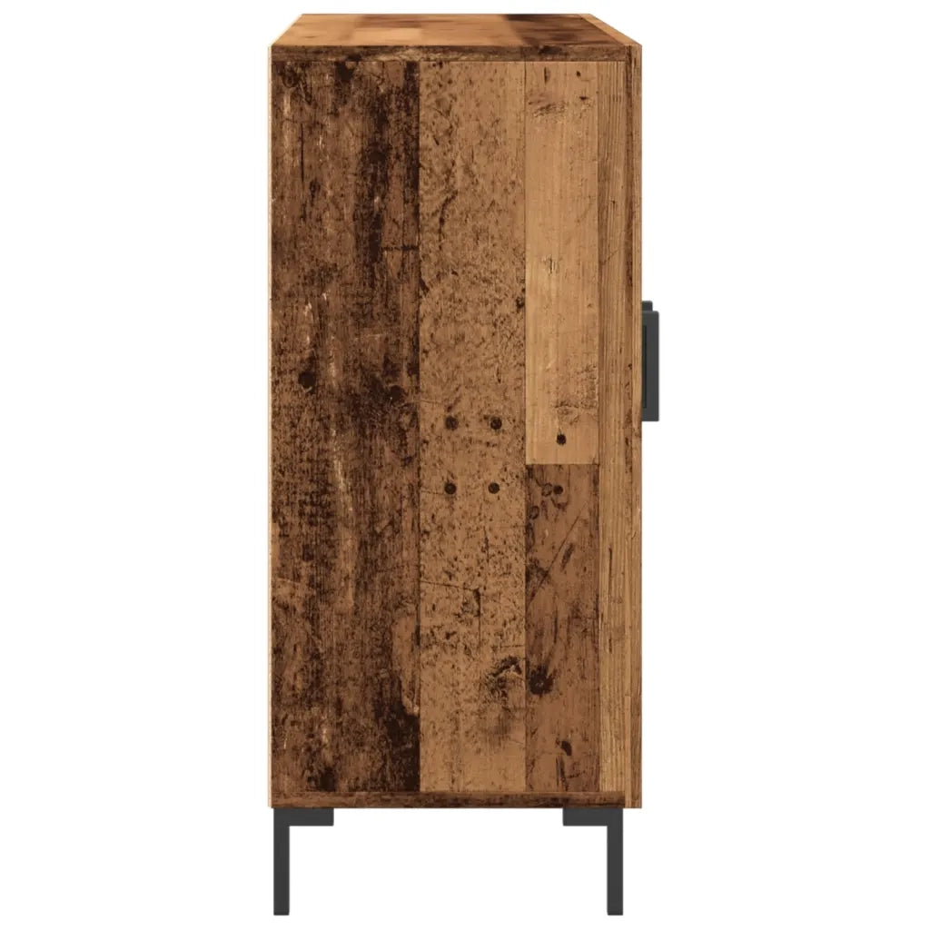 Credenza | Madia | Buffet da pranzo | Armadio da pranzo Legno Antico 90x34x80 cm in Legno Multistrato
