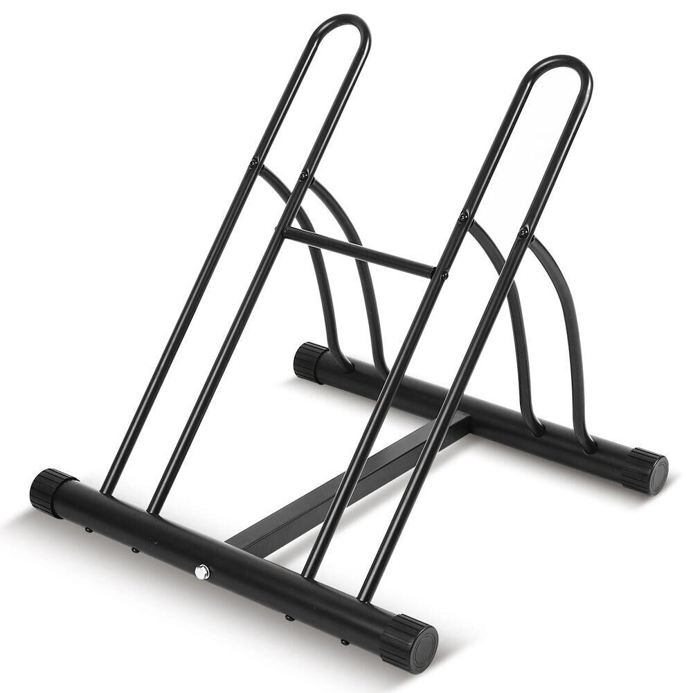Rastrelliera Porta Bici 2 Posti Multipla Cavalletto Parcheggi Biciclette Acciaio