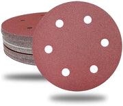 Dischi abrasivi in acciaio 225 mm - Nastro adesivo - 30 pezzi - P240 grana - Dischi abrasivi professionali - Ossidiana di alluminio duraturo - Carta abrasiva