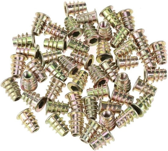 50 pezzi di viti a stella M5 * 13mm con Inbus per legno di inserimento - viti per mobili.