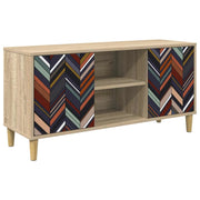Mobile TV OMMEN 102 x 33 x 50 cm Sonoma Legno ingegnerizzato 8007039
