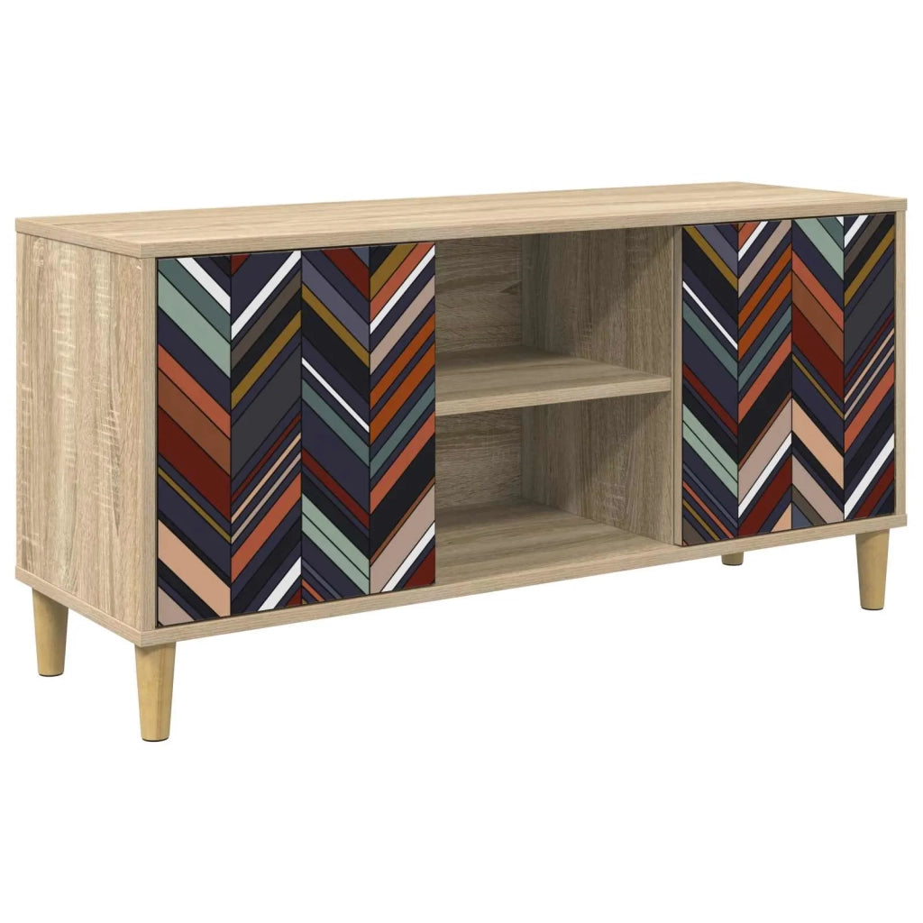 Mobile TV OMMEN 102 x 33 x 50 cm Sonoma Legno ingegnerizzato 8007039