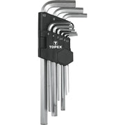 Topex 35d956 chiavi esagonali 1, 1,5-10 mm, 9 pezzi assortiti ds