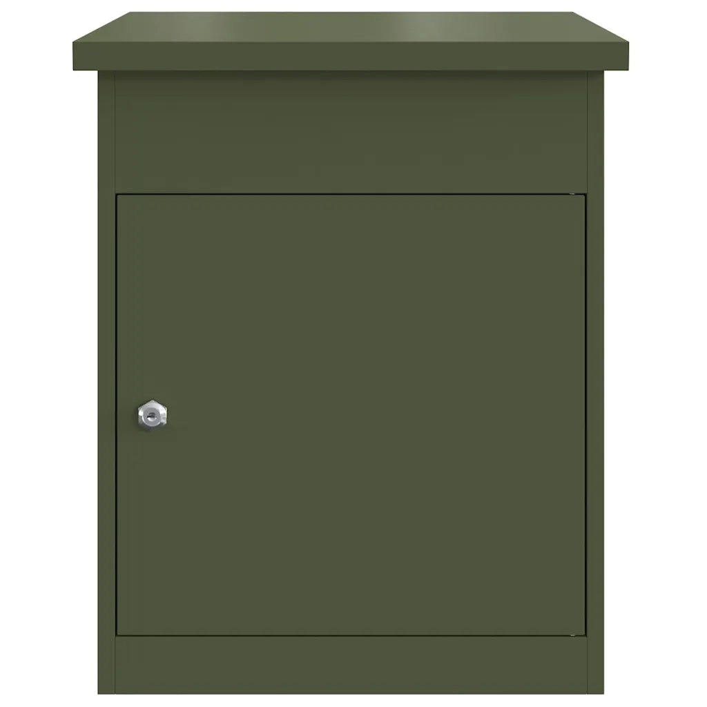 Cassetta per pacchi Oliver verde 47.5 x 38 x 59 cm Acciaio 874943