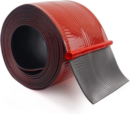 Strisce di neoprene autoadesive - 100 mm larghezza - per sigillature e anti-slip - piastre di gomma - mattonelle di gomma - coperture di pavimento - tamponi di protezione - anti-vibrazioni - 15 mm spessore