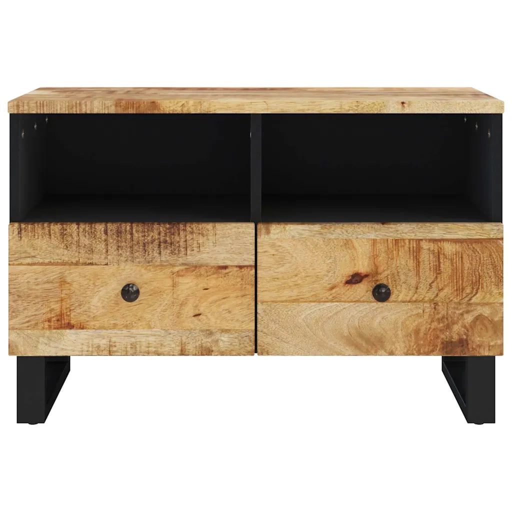 Mobile Porta TV 70x33x46 cm in Legno Massello di Mango 345223