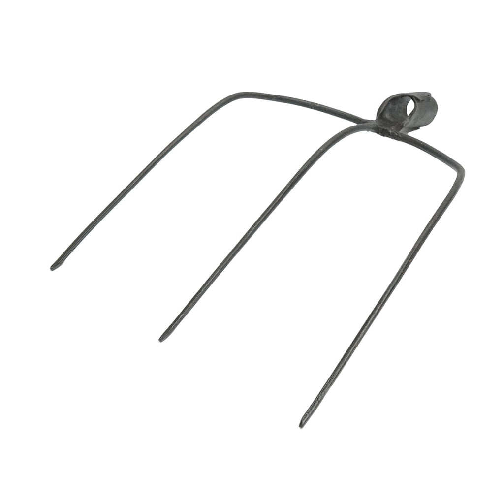 Forca per fieno in acciaio forgiato con 3 denti 220x320x430mm