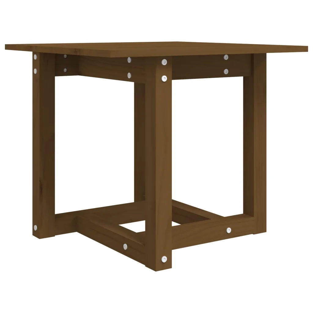 Tavolino da Salotto-Tavolino da soggiorno-Tavolo Ambra 50x50x45 cm in Legno Massello di Pino