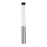 Lampada Shilo Kosame sospesa nera minimalista 3xG9 160 cm