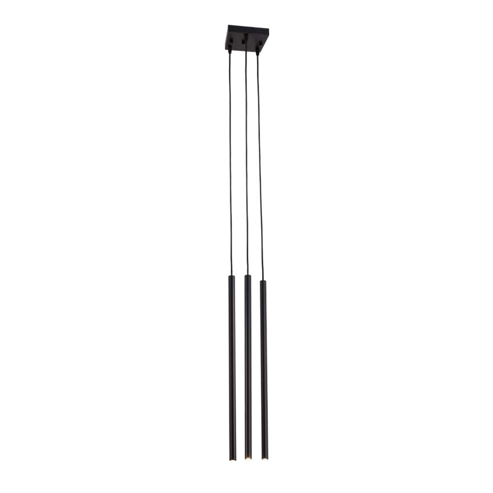 Lampada Shilo Kosame sospesa nera minimalista 3xG9 160 cm