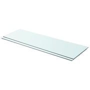 Mensole in Vetro Trasparente 2 pz 90x30 cm cod mxl 33734
