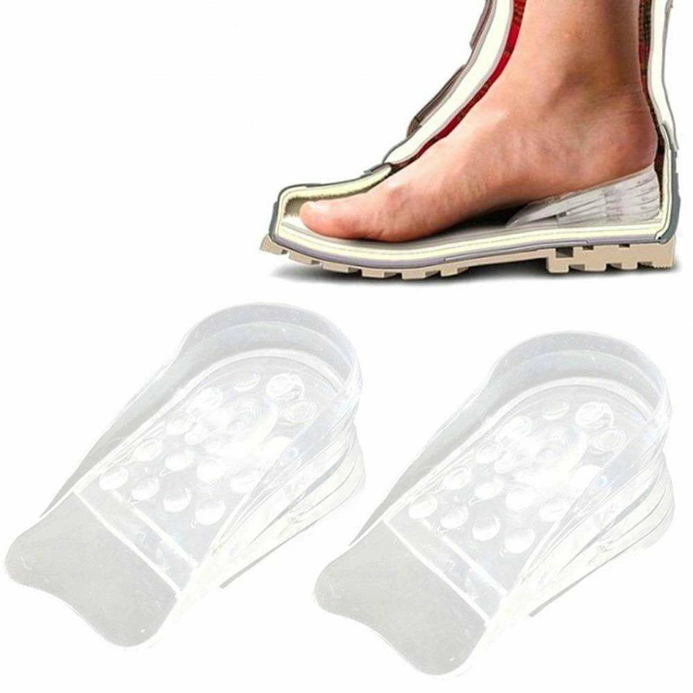 Trade Shop - Solette Alzatacco Gel Silicone Altezza Regolabile Alzatacchi Scarpe Uomo Donna -