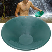 Strumento per panning d'oro - 260mm - Plastica - Panna per panning - Adatto per principianti - Verde