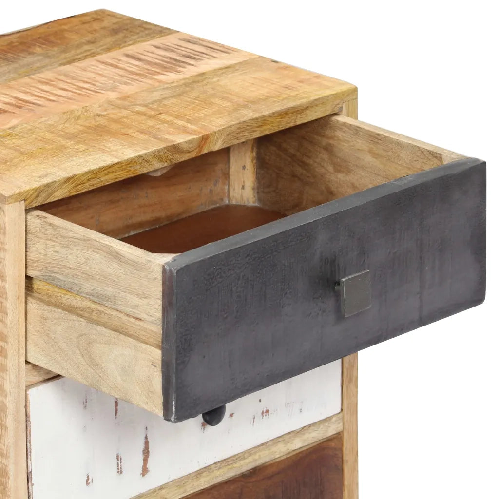 Comodino 40x30x60 cm in Legno Massello di Mango 282875