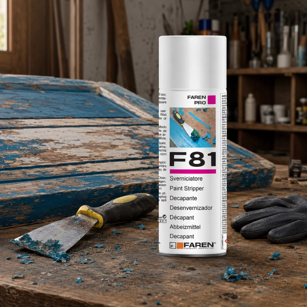 Faren f81 sverniciatore spray rapido per rimozione vernici 400 ml