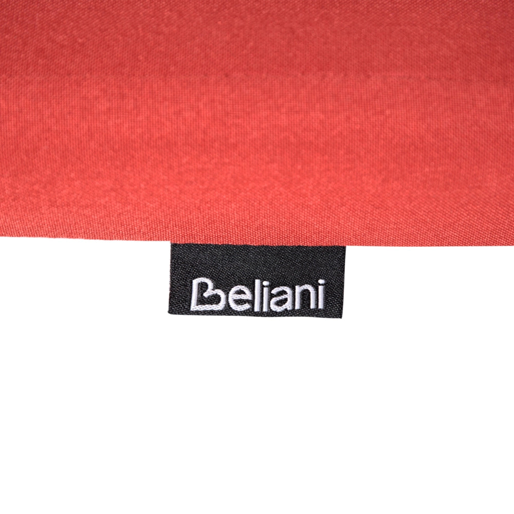 Set di 2 cuscini per sedie da giardino Cuscino per schienale in poliestere rosso Design moderno Cuscino per esterni