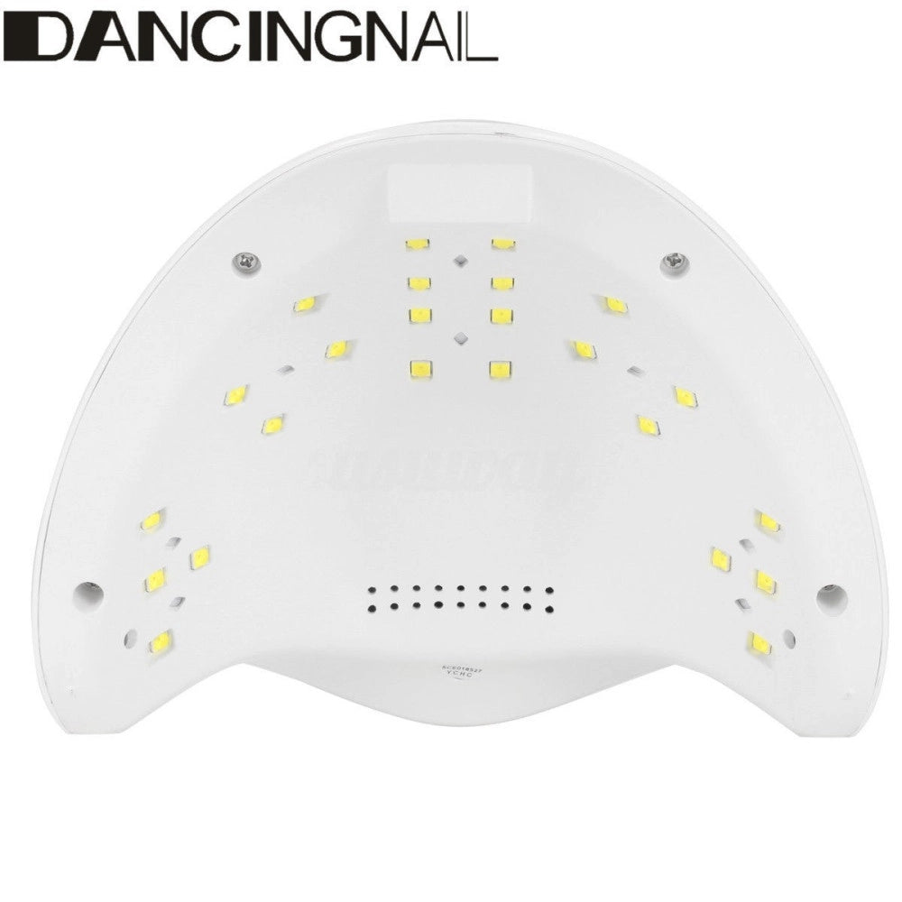 Trade Shop - Lampada Led Uv Per Unghie Nail Art Asciuga Gel Smalto 2 In 1 48w Manicure -