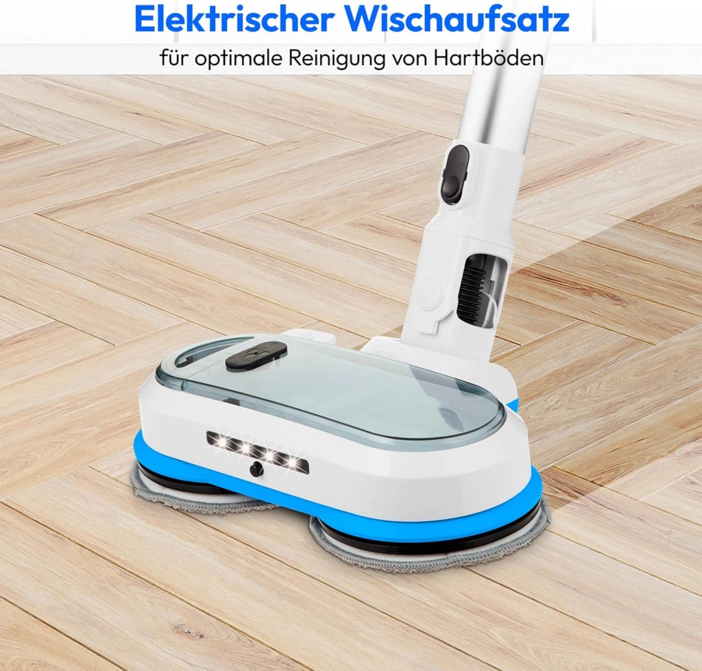 Aspirateur balai sans fil - MEDION MD11860 - 55 min - 400 W - 2,500 mAh - Blanc / Gris