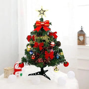 Mini albero di Natale - Albero di Natale artistico con decorazioni per tavolo - Piccolo albero di Natale - Decorazione di Natale - Albero di Natale per ufficio - Decorazione di ufficio - 60 cm