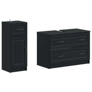 Set di Armadi da Bagno da 2 Pezzi UTRECHT Nero 3417730