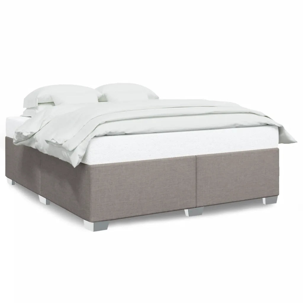 Giroletto senza Materasso Tortora 200x200 cm in Tessuto 3284503