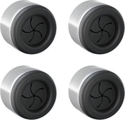 Set di 4 tenitori di asciugamano autoadesivi per bagno e cucina – Acciaio inossidabile, design circolare, senza forare