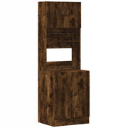 Pensile da cucina | Mobile da Cucina Rovere Fumo 60x50x180 cm in Legno Multistrato