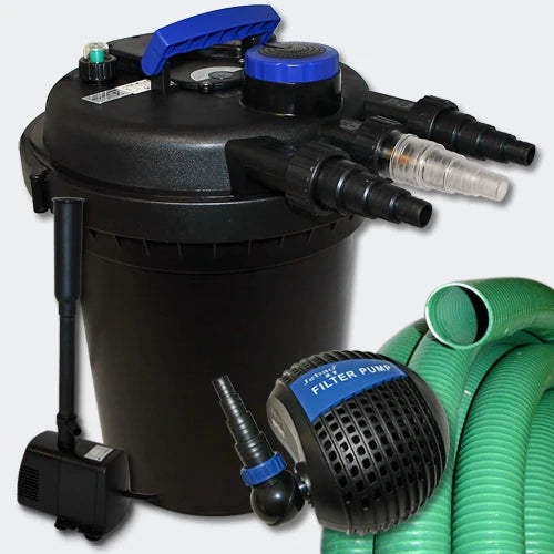 Kit di filtrazione a pressione UVC da 6000 litri pompa da 11 watt fontana 4216184