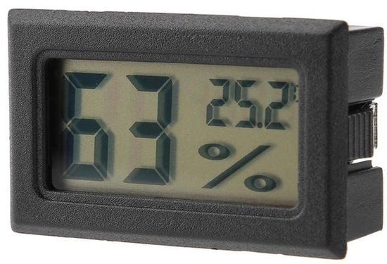 Termometro e Idrometro 2 in 1 - Misuratore di Umidità - Termometro - Misuratore di Umidità per Rettili - Precisione ± 5% - Intervallo -50°C a 70°C