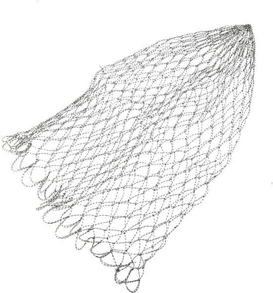 Visnetto per pescaggio da terra - Salmone zander trota - 60 cm - doppie linee - kayak pesce gatto - idoneo per acqua dolce e salata