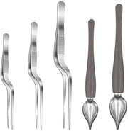 Set di cucito in acciaio inossidabile - tenaglie e cucchiai per salsa - set da 5 pezzi 

Modello: 12345
Materiali: Acciaio inossidabile
Caratteristiche: Ergonomiche, facile da pulire, resistente all'usura