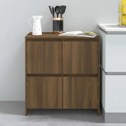 Credenza Rovere Marrone 70x41x75 cm in Truciolato 813013