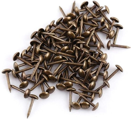 Borchiate metalliche viti per mobili - Spillini decorativi per decorazione DIY (6 x 14 mm)