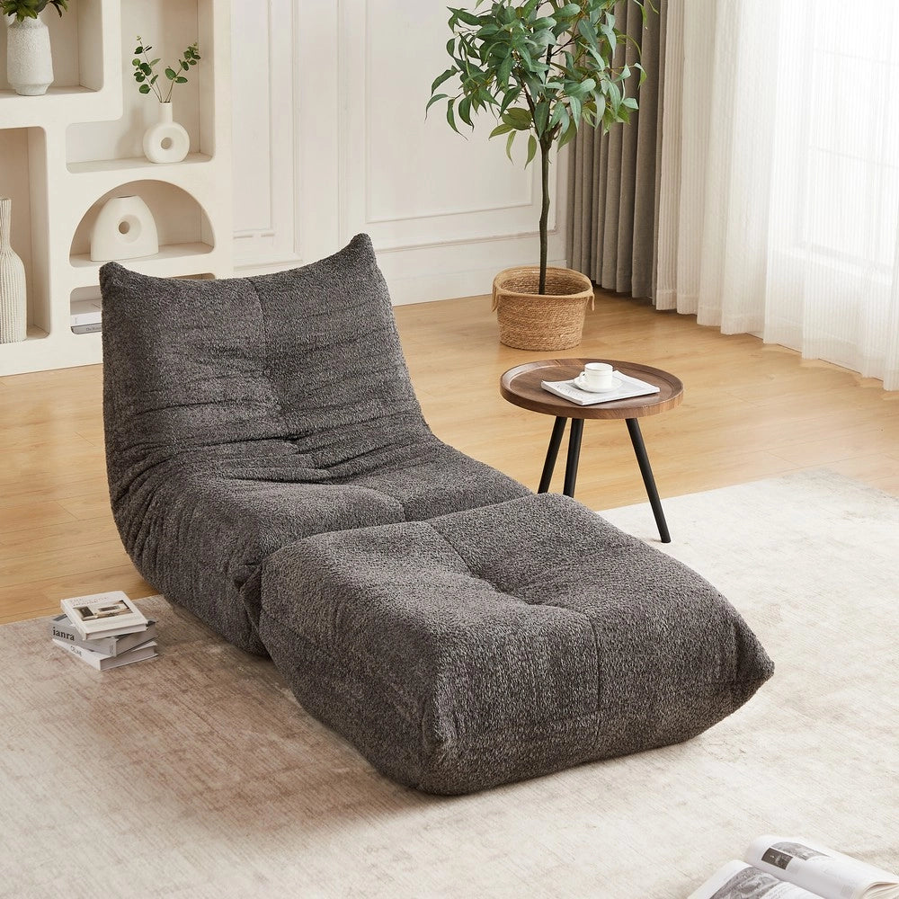 Divano Imbottito Armless ¨C Minimal ¨C Tessuto chenille, ideale per soggiorno camera ufficio