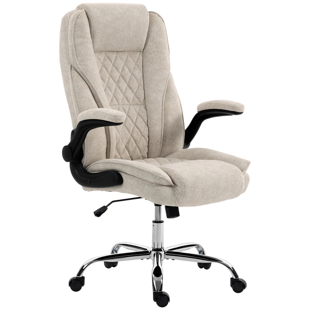 Sedia da ufficio ergonomica ¨C Xylo ¨C altezza regolabile, braccioli ribaltabili, beige
