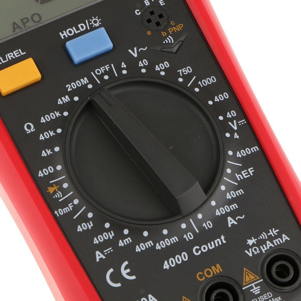 Trade Shop - Multimetro Tester Digitale Professionale Volt Ampere Farad Puntali Ut39a+ -