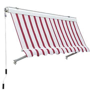 TENDA DA SOLE A CADUTA CON CASSONE 300x250 cm - Col. Bordeaux/Crema