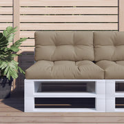 Cuscino per Pallet Tortora 70x40x12 cm in Tessuto