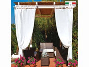 1pz tenda per gazebo idrorepellente con bretelle cm.140x270h. bianca  - bianca cod:ferx.fer447447