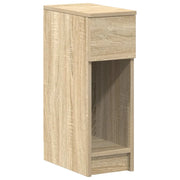 Comodino | Armadio da Notte | Mobiletto da notte con Cassetto Rovere Sonoma 20x36x60 cm