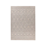 Tappeto moderno Rhombus beige e marrone 80x150 cm