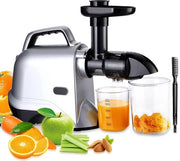 Centrifuga Elettrica per Verdure e Frutta - Centrifuga Elettrica per Verdure e Frutta con Pulizia Facile, Funzione di Ritiro Automatico, Silenziosa (60 dB), Montaggio Facile - Incluso Spazzolino per Pulizia e 2 Coperchi Pratici