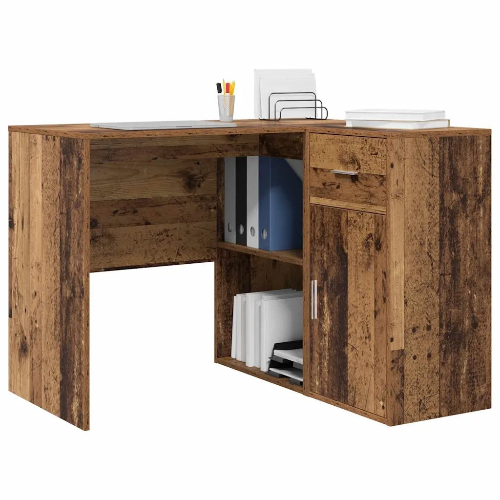 Scrivania ad angolo con cassetto Legno vecchio 102 x 88 x 75 cm 3337279