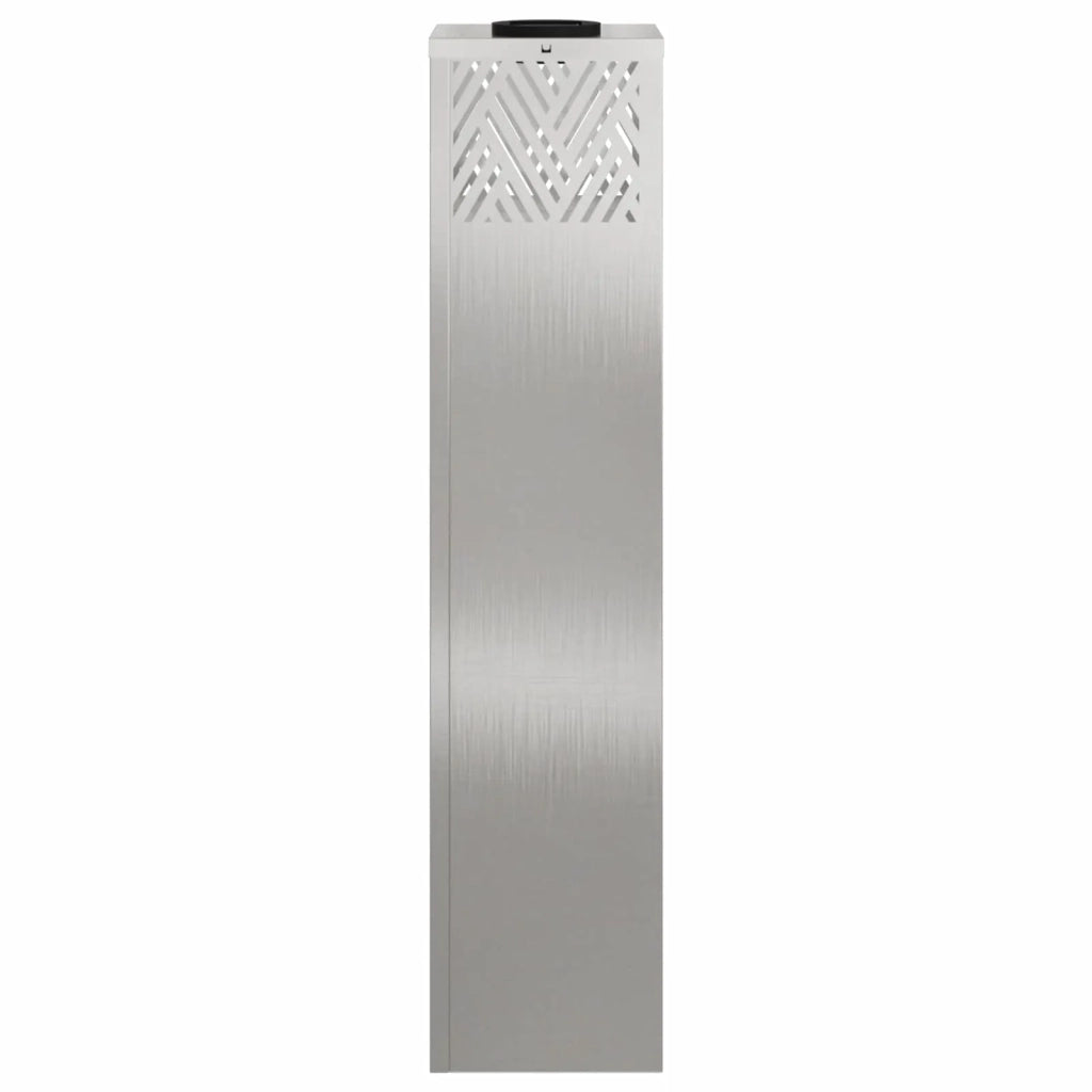 Faro LED solare per sentieri 2 pz Argento Acciaio inossidabile CFW5555714