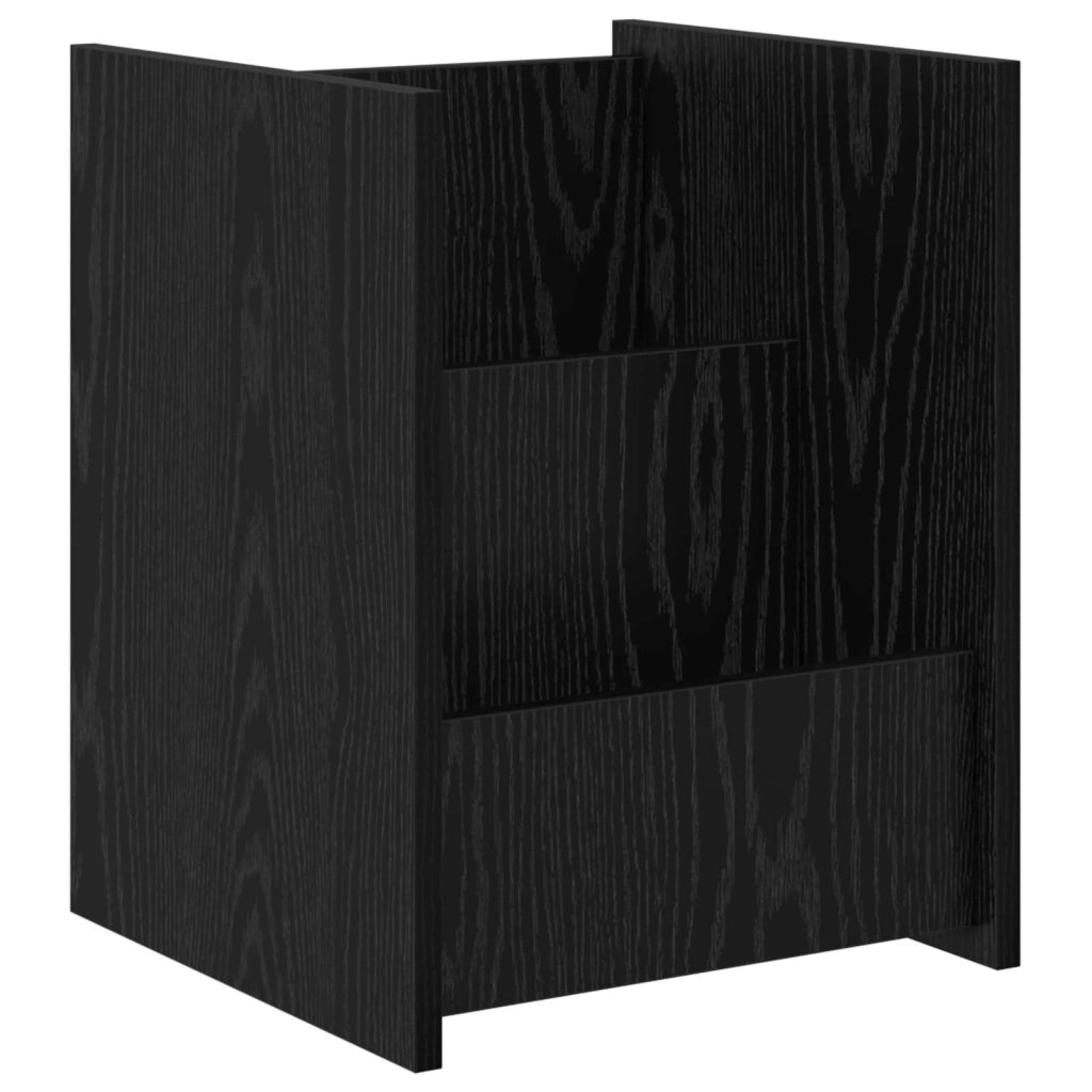 Scaffale per riviste Rovere Nero 35 x 35 x 45 cm CFW5032441