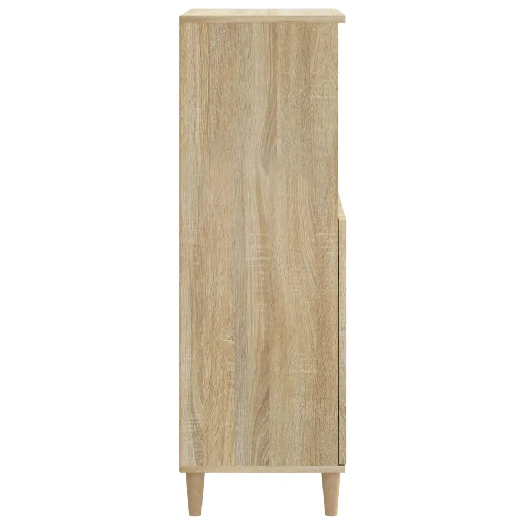 Credenza Rovere Sonoma 60x36x110 cm in Legno Multistrato 821223