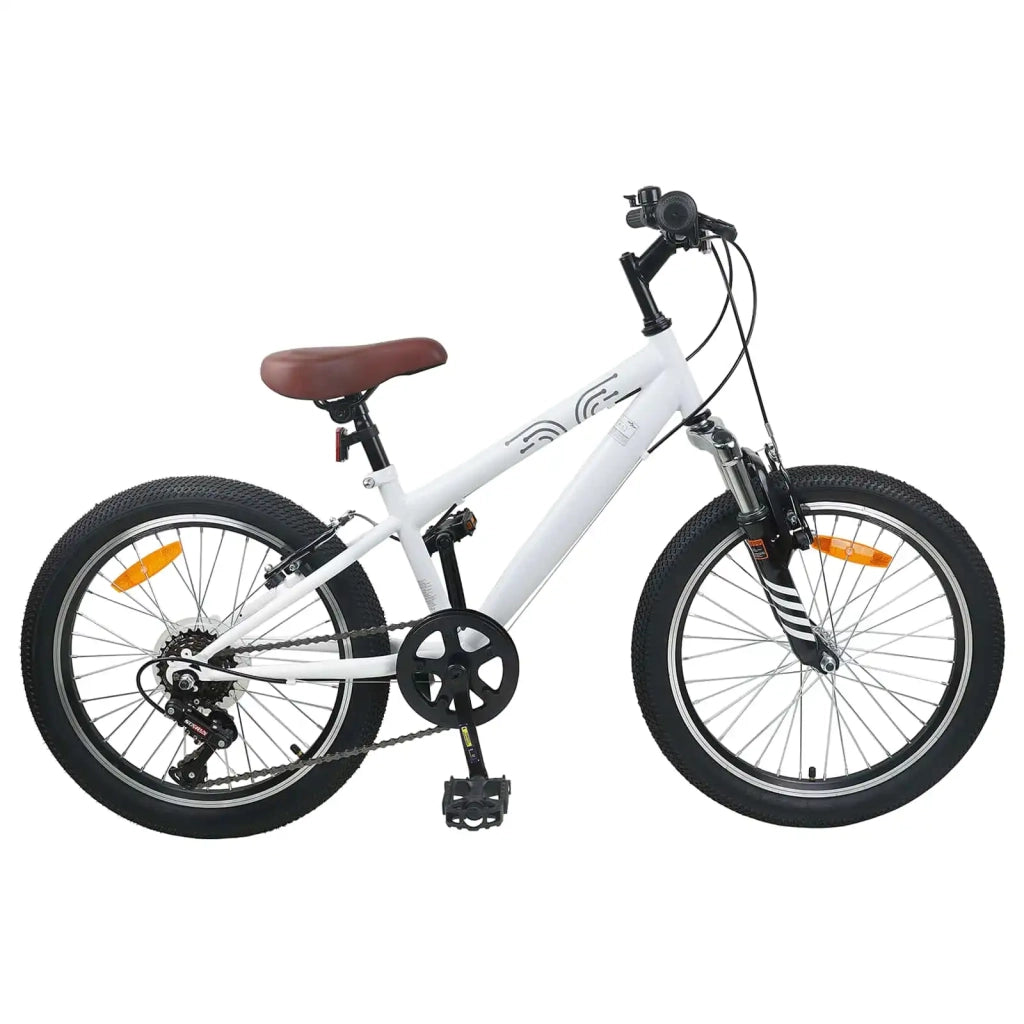 Mountain Bike 24 Pollici 6-Velocità per 8-12 anni Bianco 42009741
